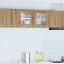 vidaXL Függő szekrény Riga Artisan tölgy és fehér 80 x 31 x 40 cm