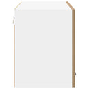 vidaXL Függő szekrény Riga Artisan tölgy és fehér 80 x 31 x 40 cm