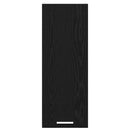 vidaXL Függő szekrény 2 pcs Fekete tölgy és fehér 30 x 31 x 80 cm