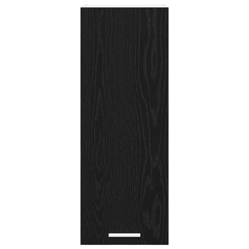 vidaXL Függő szekrény Riga 2 pcs Fekete tölgy és fehér 30 x 31 x 80 cm