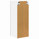 vidaXL Függő szekrény 2 pcs Beton szürke és fehér 30 x 31 x 80 cm
