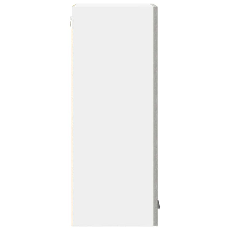 vidaXL Függő szekrény Riga 2 pcs Beton szürke és fehér 30 x 31 x 80 cm