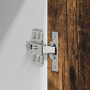 vidaXL Függő szekrény Riga Füstölt tölgy és fehér 30 x 31 x 80 cm