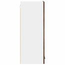 vidaXL Függő szekrény Riga Füstölt tölgy és fehér 30 x 31 x 80 cm