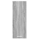 vidaXL Függő szekrény tárolóval Riga 2 pcs Szürke Sonoma és fehér