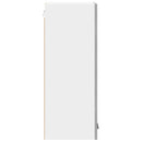 vidaXL Függő szekrény tárolóval Riga 2 pcs Szürke Sonoma és fehér