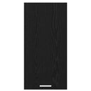 vidaXL Függő szekrény Riga Fekete tölgy és fehér 40 x 31 x 80 cm