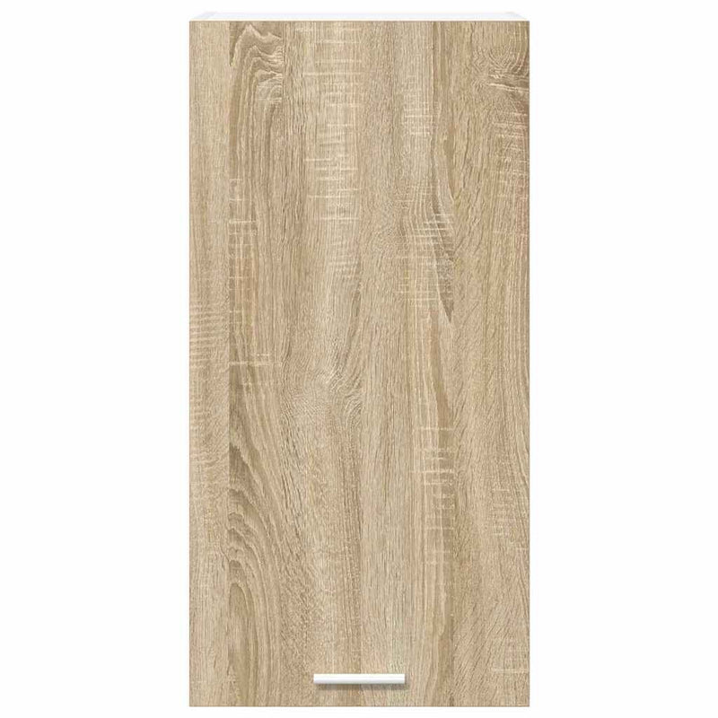 vidaXL Függő szekrény Riga Sonoma tölgy és fehér 40 x 31 x 80 cm