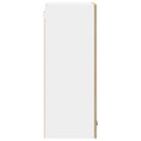 vidaXL Függő szekrény Riga Sonoma tölgy és fehér 40 x 31 x 80 cm