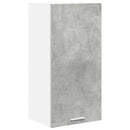 vidaXL Függő szekrény Beton szürke és fehér 40 x 31 x 80 cm Faanyag