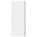 vidaXL Függő szekrény Riga Beton szürke és fehér 40 x 31 x 80 cm