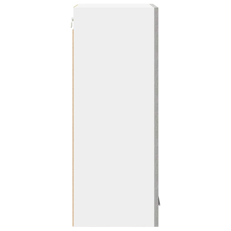 vidaXL Függő szekrény Riga Beton szürke és fehér 40 x 31 x 80 cm