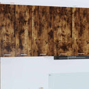 vidaXL Függő szekrény Füstölt tölgy és fehér 40 x 31 x 80 cm Faanyag