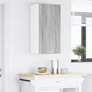 vidaXL Függő szekrény Szürke Sonoma és fehér 40 x 31 x 80 cm Faanyag