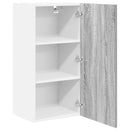 vidaXL Függő szekrény Riga Szürke Sonoma és fehér 40 x 31 x 80 cm