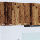 vidaXL Függő szekrény Riga Régi fa és fehér 40 x 31 x 80 cm Faanyag