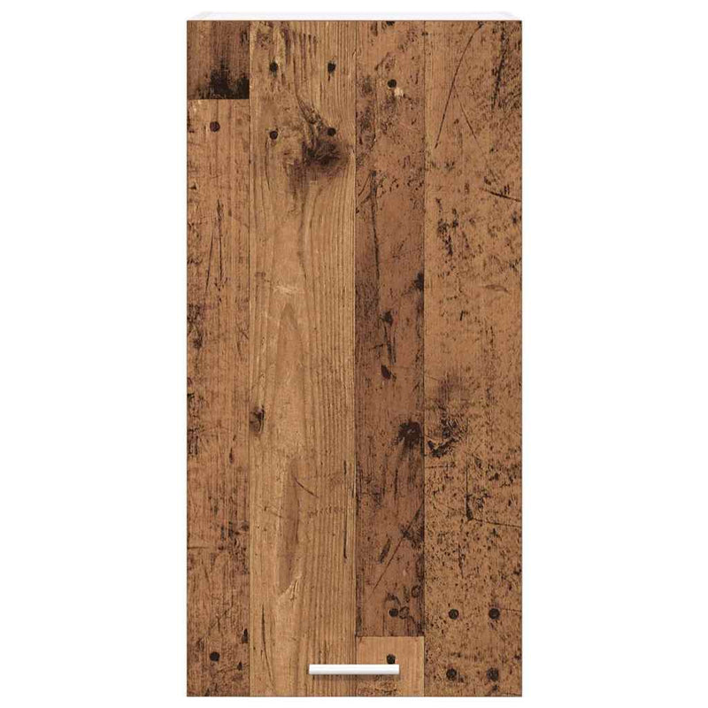 vidaXL Függő szekrény Riga Régi fa és fehér 40 x 31 x 80 cm Faanyag