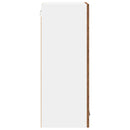 vidaXL Függő szekrény Riga Régi fa és fehér 40 x 31 x 80 cm Faanyag