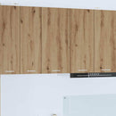 vidaXL Függő szekrény Riga Artisan tölgy és fehér 40 x 31 x 80 cm