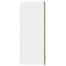 vidaXL Függő szekrény Riga Artisan tölgy és fehér 40 x 31 x 80 cm