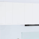 vidaXL Függő szekrény tárolóval Riga Fehér 50 x 31 x 80 cm Faanyag