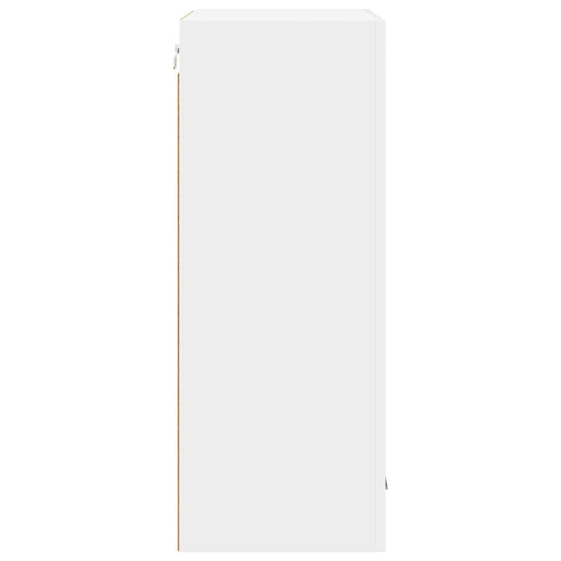 vidaXL Függő szekrény tárolóval Riga Fehér 50 x 31 x 80 cm Faanyag