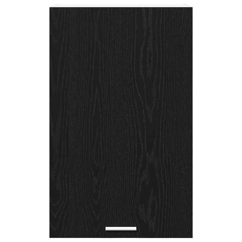 vidaXL Függő szekrény Riga Fekete tölgy és fehér 50 x 31 x 80 cm