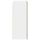vidaXL Függő szekrény Riga Sonoma tölgy és fehér 50 x 31 x 80 cm