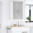 vidaXL Függő szekrény Beton szürke és fehér 50 x 31 x 80 cm Faanyag
