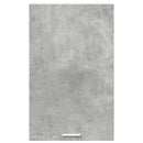 vidaXL Függő szekrény Beton szürke és fehér 50 x 31 x 80 cm Faanyag