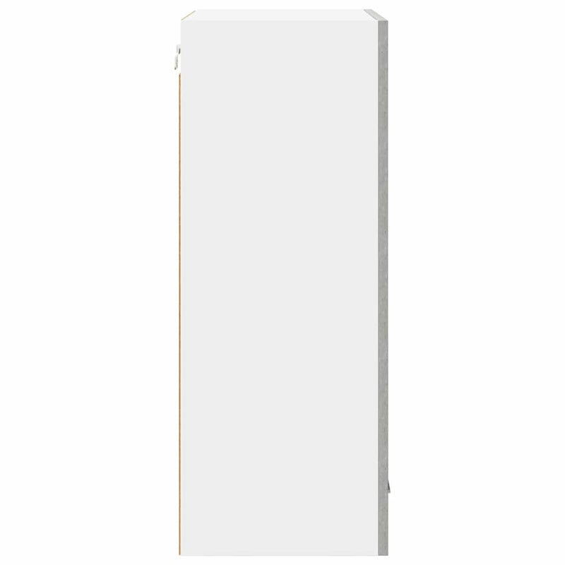 vidaXL Függő szekrény Riga Beton szürke és fehér 50 x 31 x 80 cm