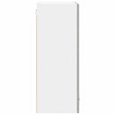 vidaXL Függő szekrény Beton szürke és fehér 50 x 31 x 80 cm Faanyag
