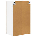 vidaXL Függő szekrény Riga Füstölt tölgy és fehér 50 x 31 x 80 cm