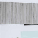 vidaXL Függő szekrény Szürke Sonoma és fehér 50 x 31 x 80 cm Faanyag