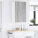 vidaXL Függő szekrény Szürke Sonoma és fehér 50 x 31 x 80 cm Faanyag