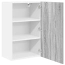vidaXL Függő szekrény Riga Szürke Sonoma és fehér 50 x 31 x 80 cm