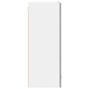 vidaXL Függő szekrény Szürke Sonoma és fehér 50 x 31 x 80 cm Faanyag