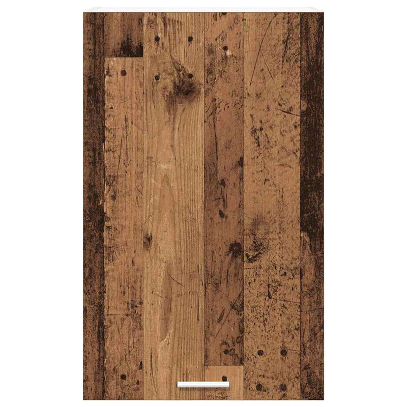 vidaXL Függő szekrény Riga Régi fa és fehér 50 x 31 x 80 cm Faanyag