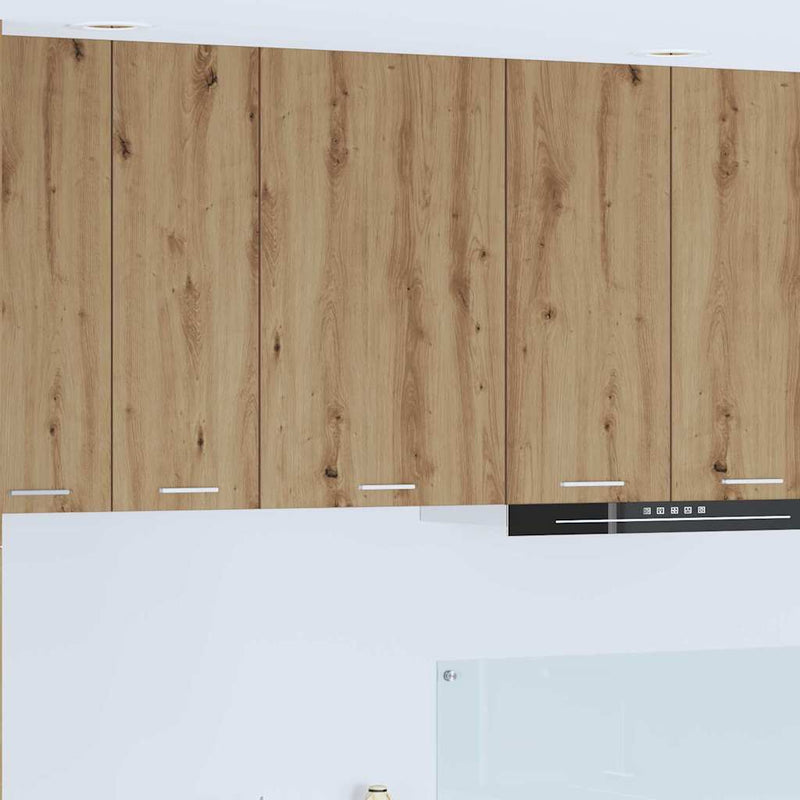 vidaXL Függő szekrény Riga Artisan tölgy és fehér 50 x 31 x 80 cm