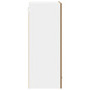 vidaXL Függő szekrény Riga Artisan tölgy és fehér 50 x 31 x 80 cm