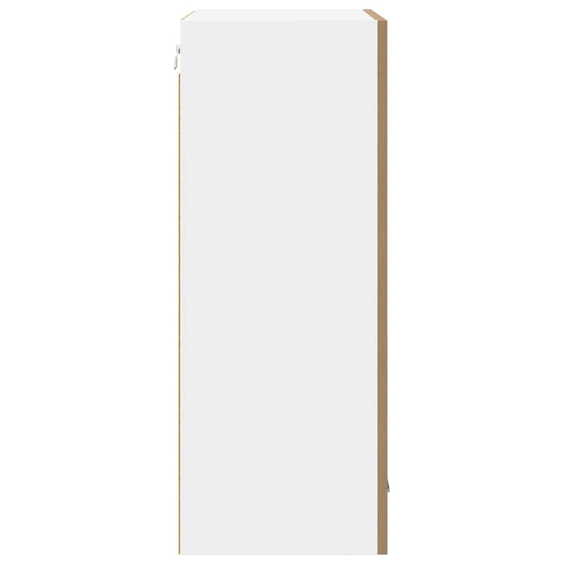 vidaXL Függő szekrény Riga Artisan tölgy és fehér 50 x 31 x 80 cm