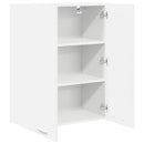 vidaXL Függő szekrény tárolóval Riga Fehér 60 x 31 x 80 cm Faanyag