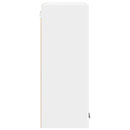 vidaXL Függő szekrény tárolóval Riga Fehér 60 x 31 x 80 cm Faanyag