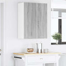 vidaXL Függő szekrény tárolóval Szürke Sonoma 60 x 31 x 80 cm Faanyag
