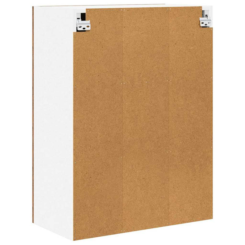 vidaXL Függő szekrény tárolóval Riga Öreg fa 60 x 31 x 80 cm Faanyag