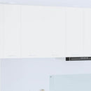 vidaXL Függő szekrény tárolóval Riga Fehér 80 x 31 x 80 cm Faanyag