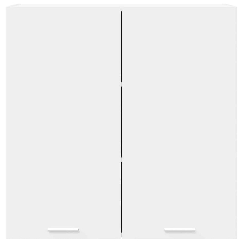 vidaXL Függő szekrény tárolóval Riga Fehér 80 x 31 x 80 cm Faanyag