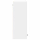 vidaXL Függő szekrény tárolóval Riga Fehér 80 x 31 x 80 cm Faanyag