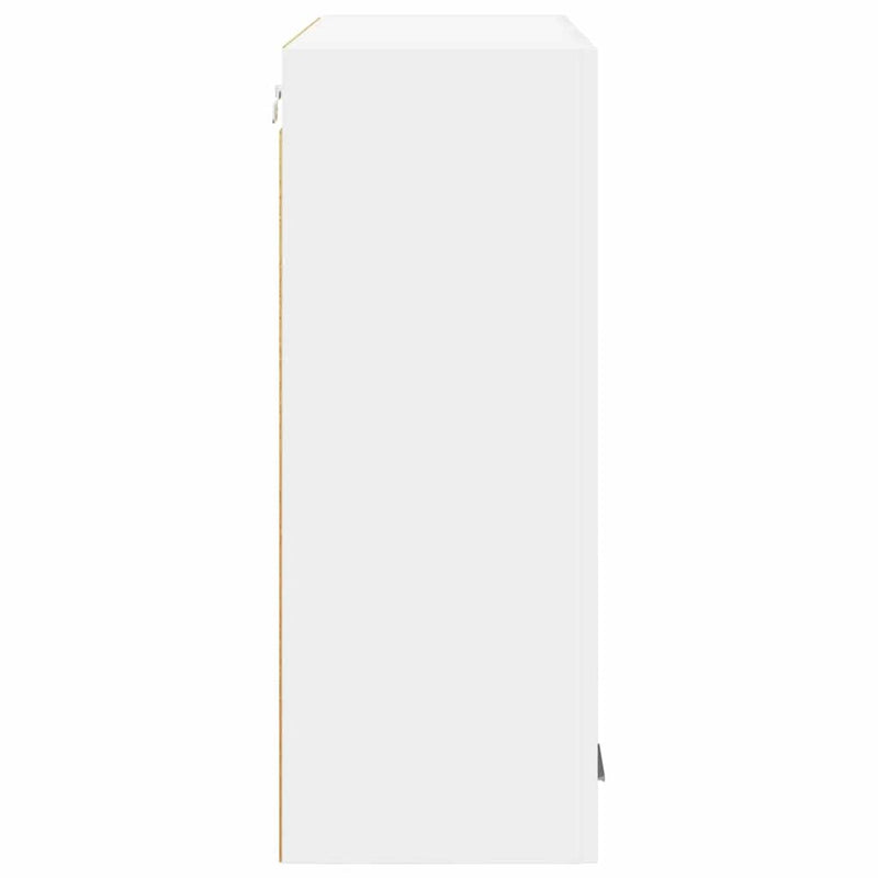 vidaXL Függő szekrény tárolóval Riga Fehér 80 x 31 x 80 cm Faanyag