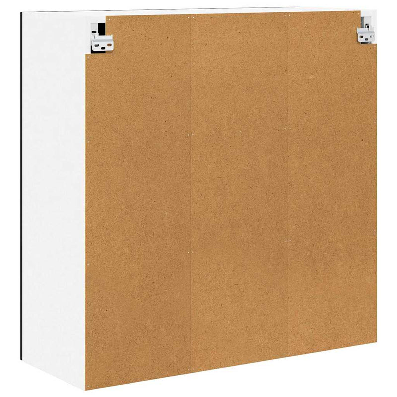 vidaXL Függő szekrény Riga Fekete tölgy 80 x 31 x 80 cm Faanyag